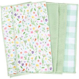 Pack of 5 Wildflower Microfibre Cloths