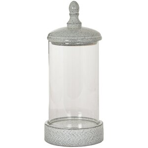 Sona Large Hurricane Lantern with Lid Elegant Candle Display