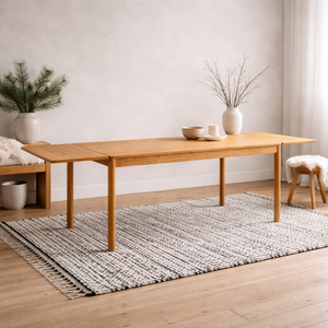 Wyld Haus Oxford Extendable Oak Dining Table - Seats 10