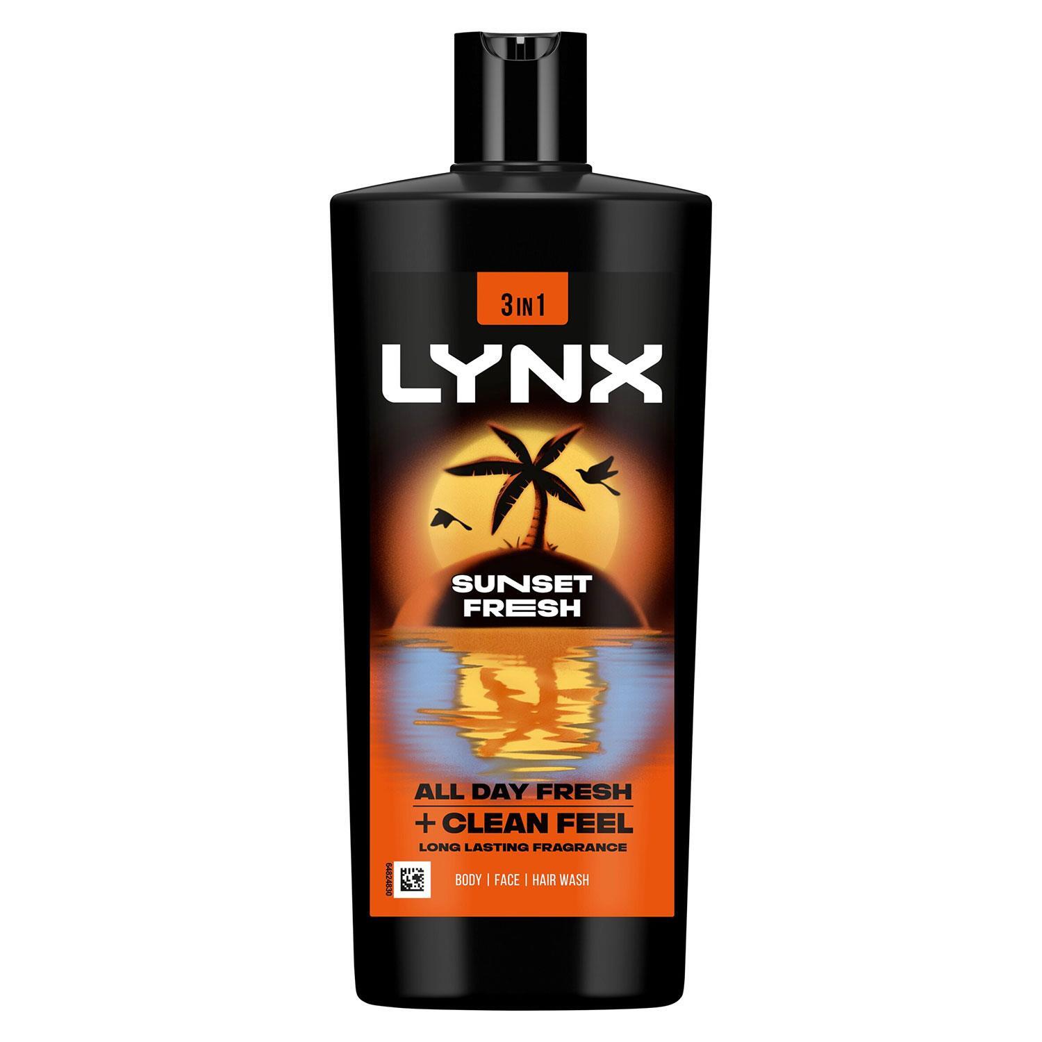 Lynx Sunset Fresh Shower Gel 3-In-1 Body Wash 700Ml, 12 Pack - Image 6