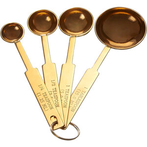 Alchemist Gold Finish Measuring Spoons