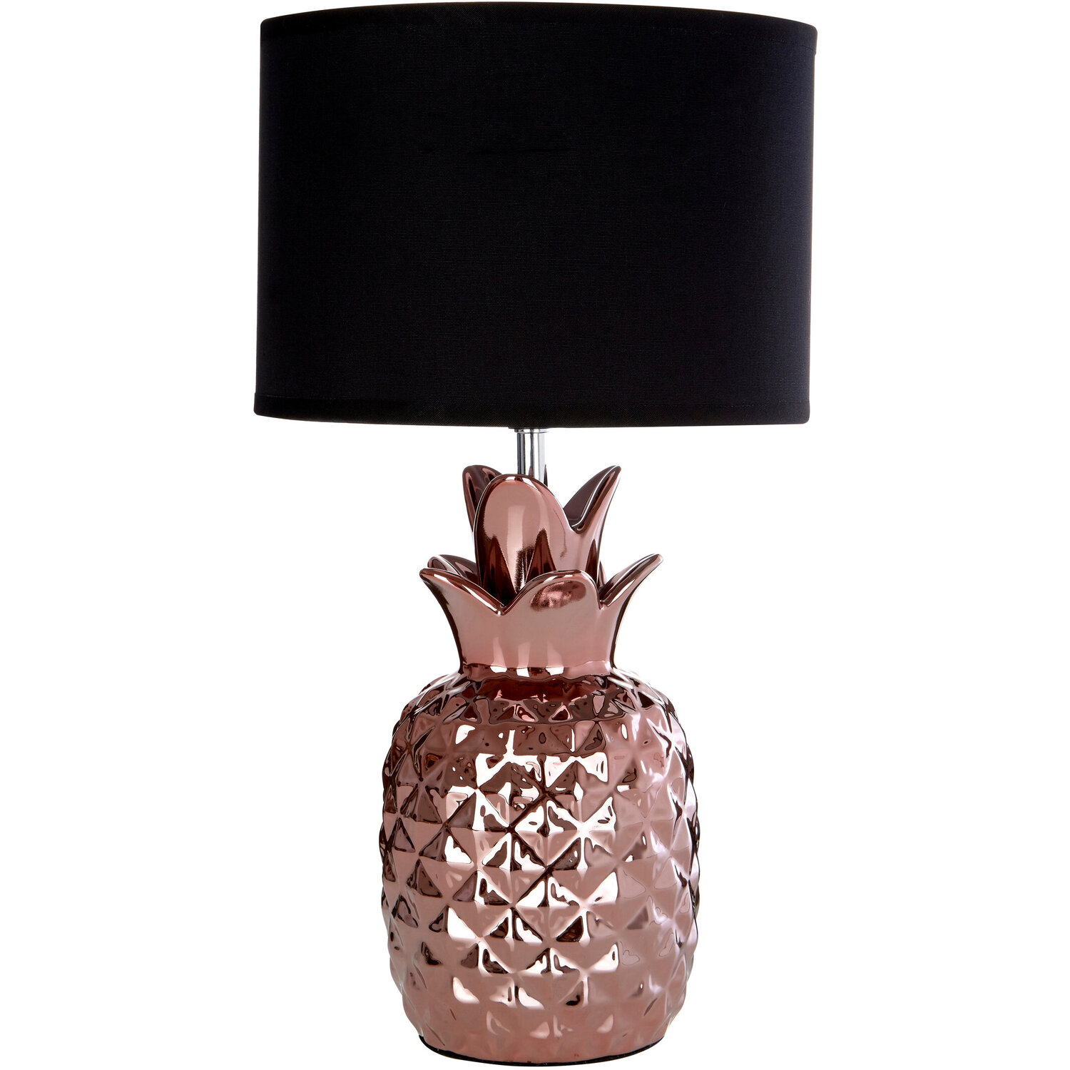 Image of Tiziano Pineapple Copper Ceramic Lamp -&hellip;