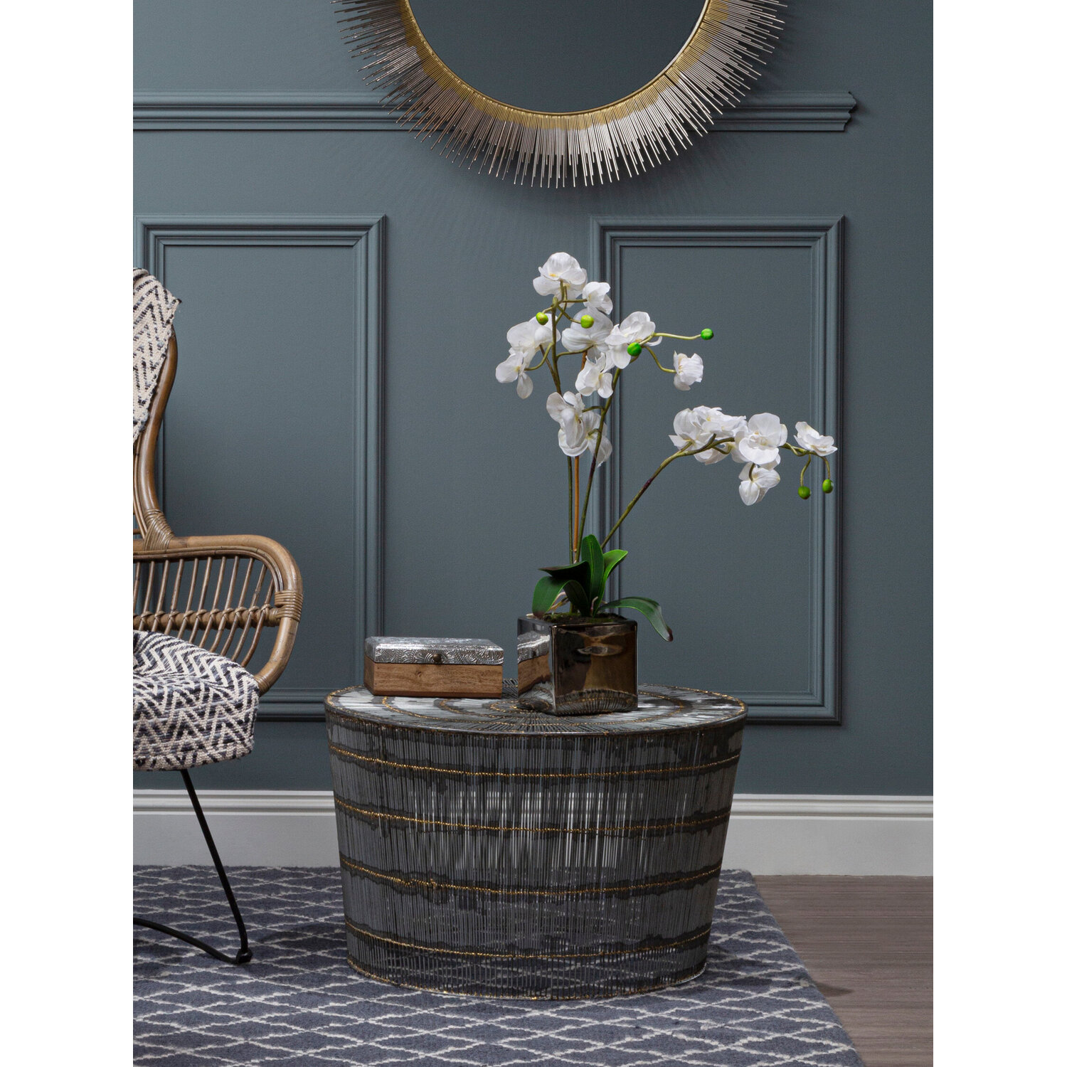 Templar Natural Wireframe Coffee Table - Natural