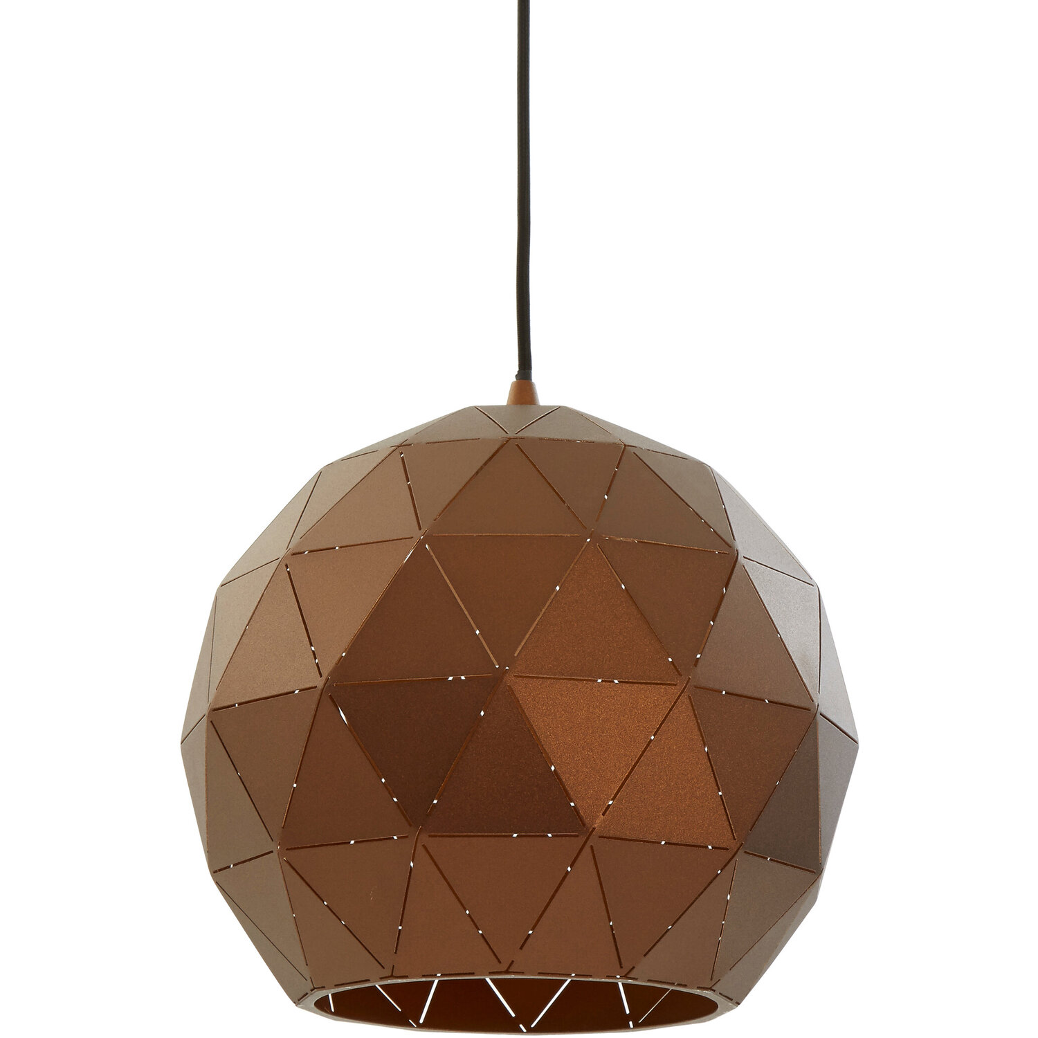 Mateo Xs Coffee Finish Pendant Light - Gold