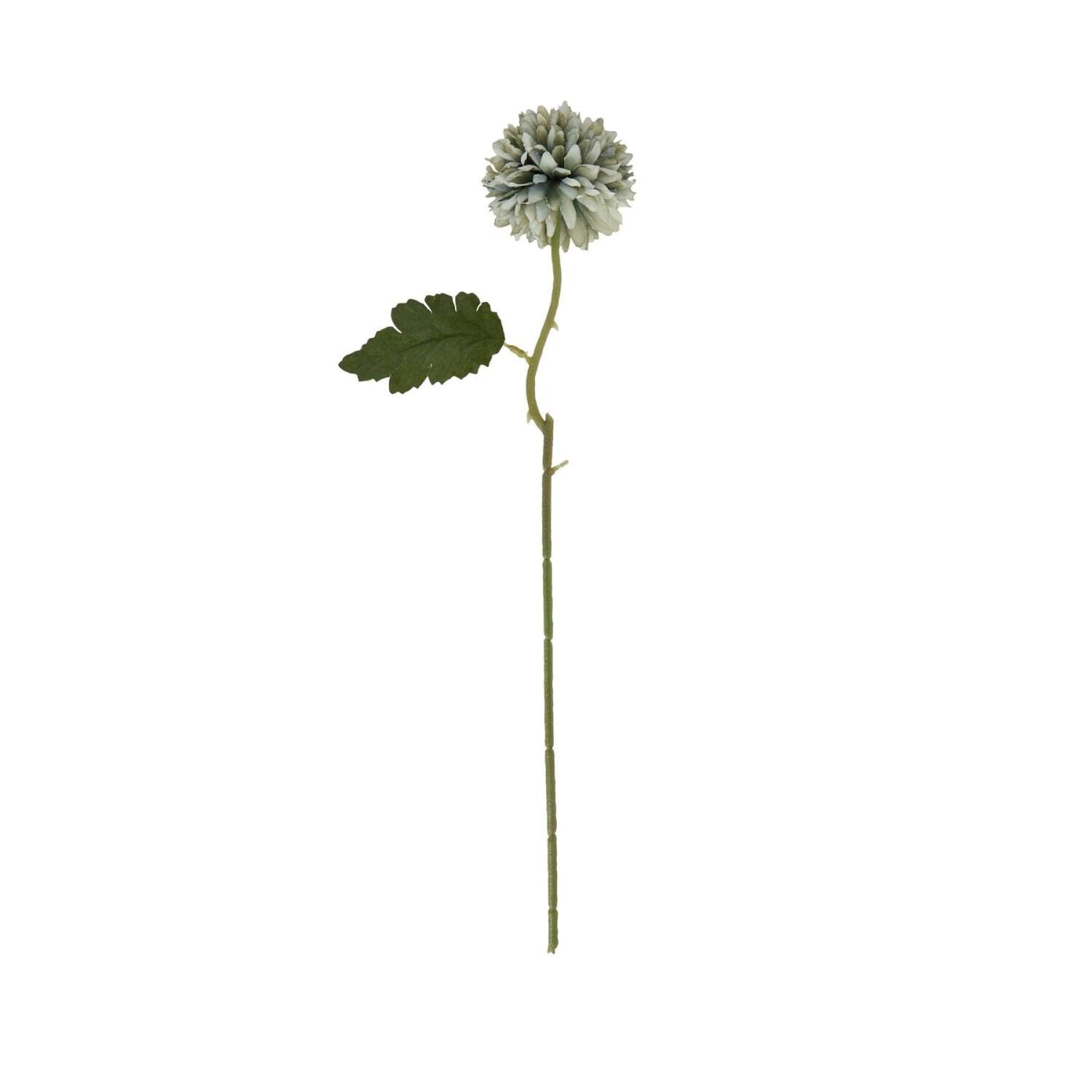 Set of 3 Pale Short Chrysanthemum Stems (Artificial) - Pale Green