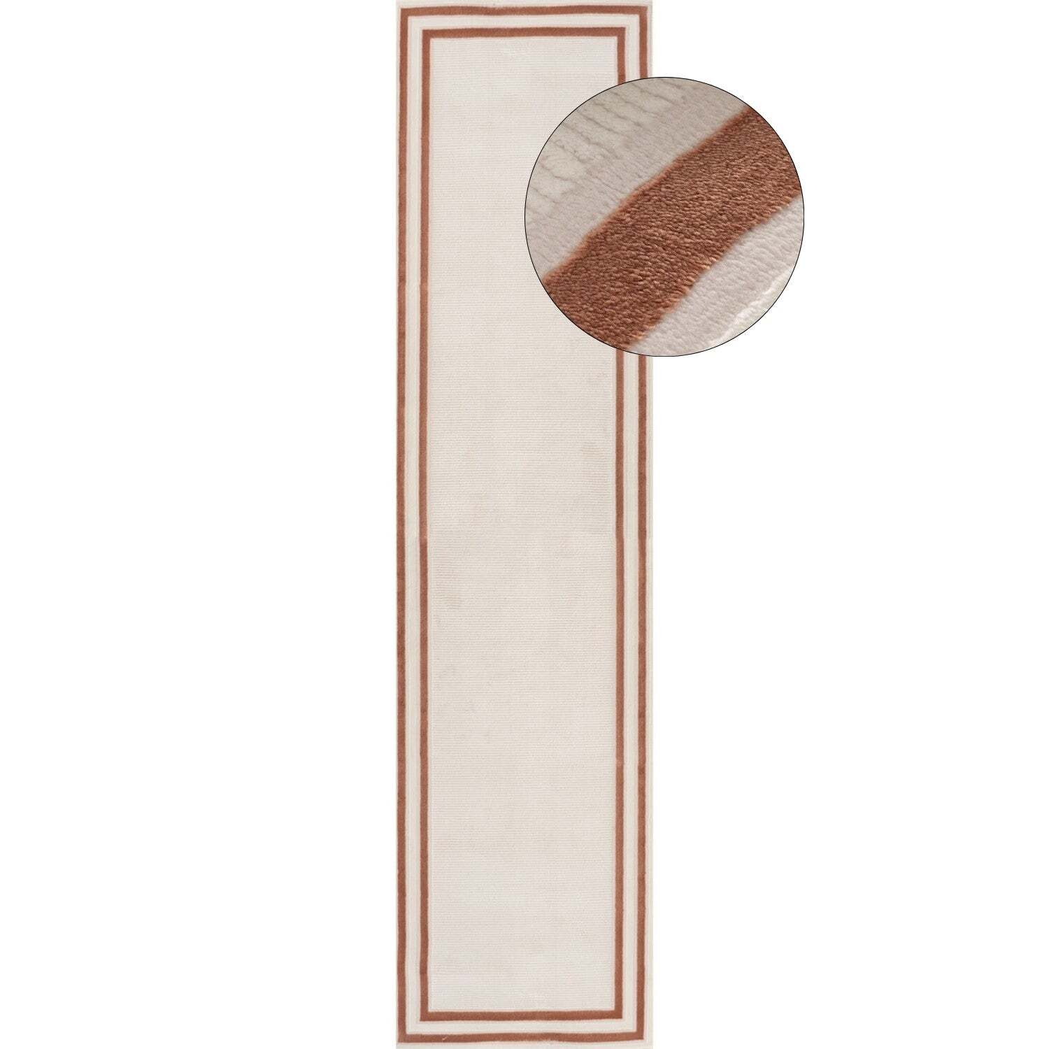 The Rugs Cream Carmel -Terra Bordered Rug | 6060 - Image 3