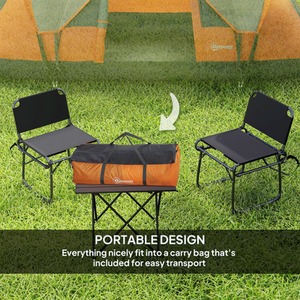 Orange Outsunny Dome Camping Tent 5 to 6 Man shot 13997934