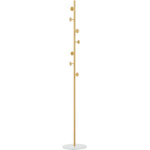 Avento Gold And White Coat Stand