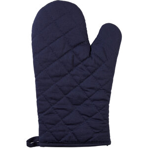 Modern Retro White Blue Single Oven Glove