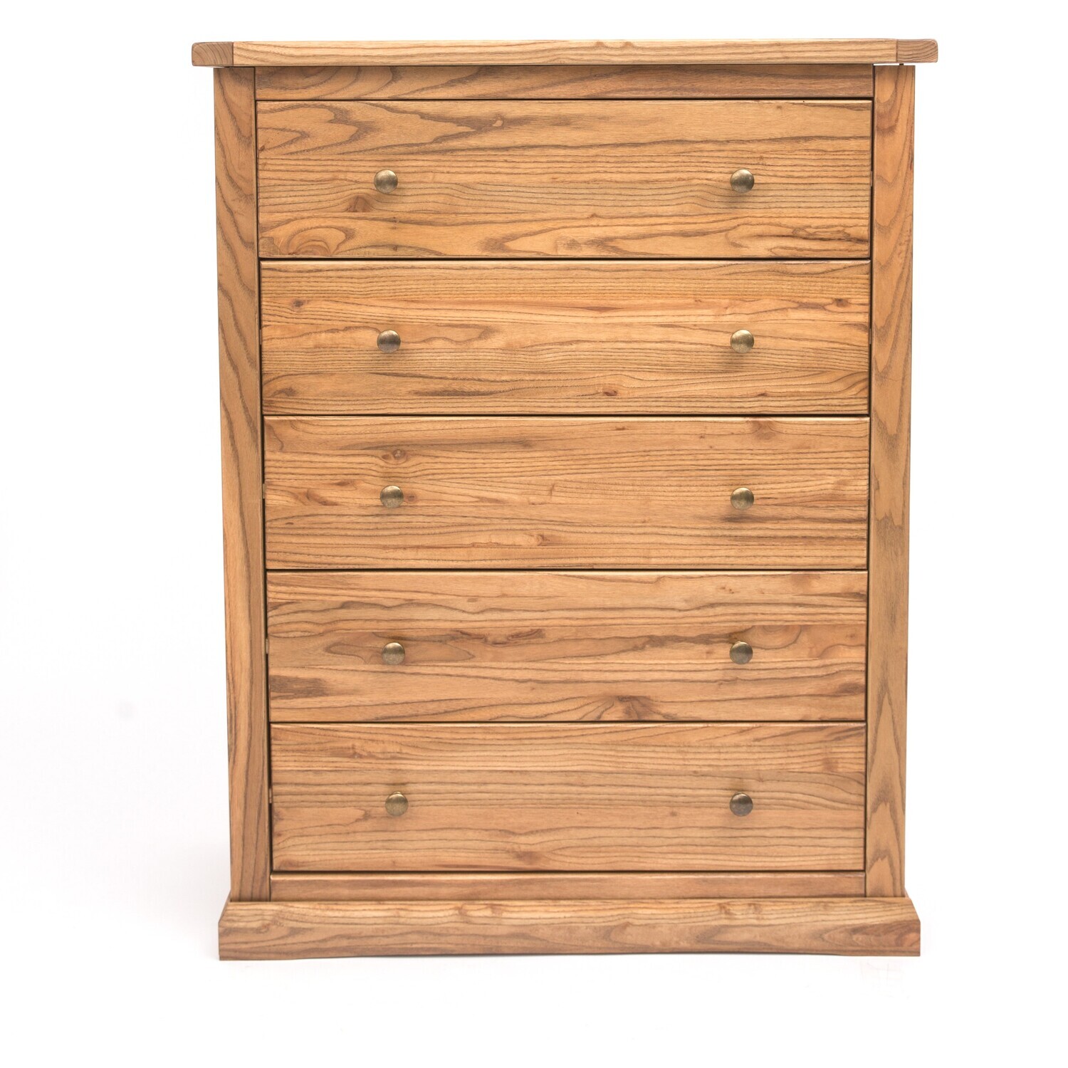 Cabinet Bits Salerno 5 Drawer Chest Of Drawers - Light Brown / 45Cm