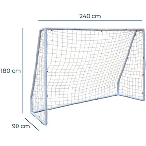 Premier Football Goal 6ft x 4ft or 8ft x 6ft Outdoor Soccer Practice Net