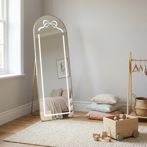 Standing LED Bow Mirror