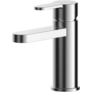 Balterley Pride Round Mini Mono Basin Mixer Bathroom Sink Tap with Push Button