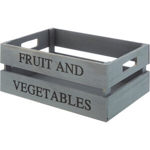 Naresso Grey Wood Fruit and Vegetable Crate