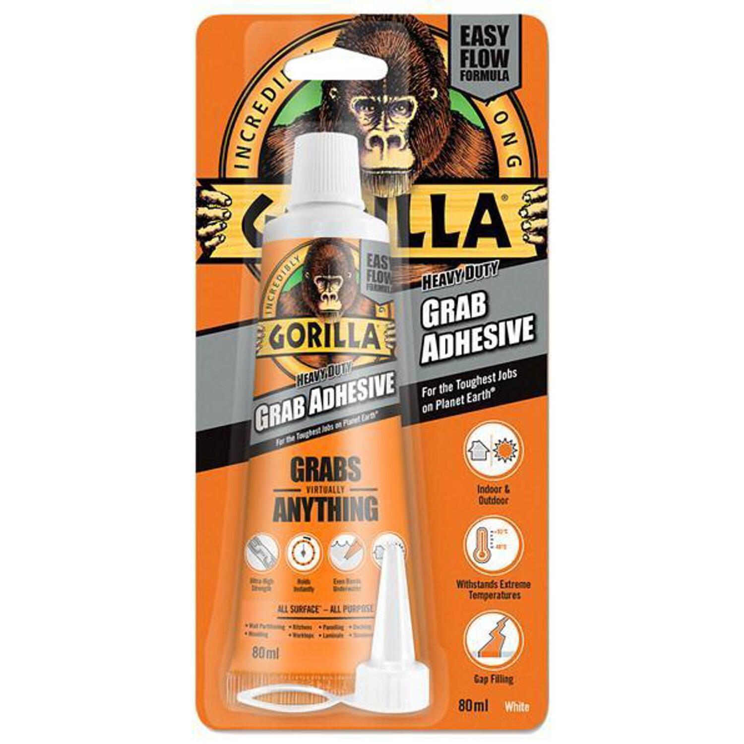 Gorilla Glue Gorilla Heavy-Duty Grab Adhesive White 80ml GRGHDGA80WH - Image 11