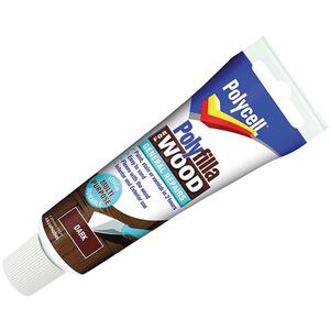 Polycell Polyfilla For Wood General Repairs Tube Dark 330G