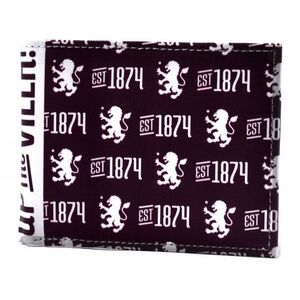 Aston Villa FC Icon Canvas Bi-Fold Card Wallet