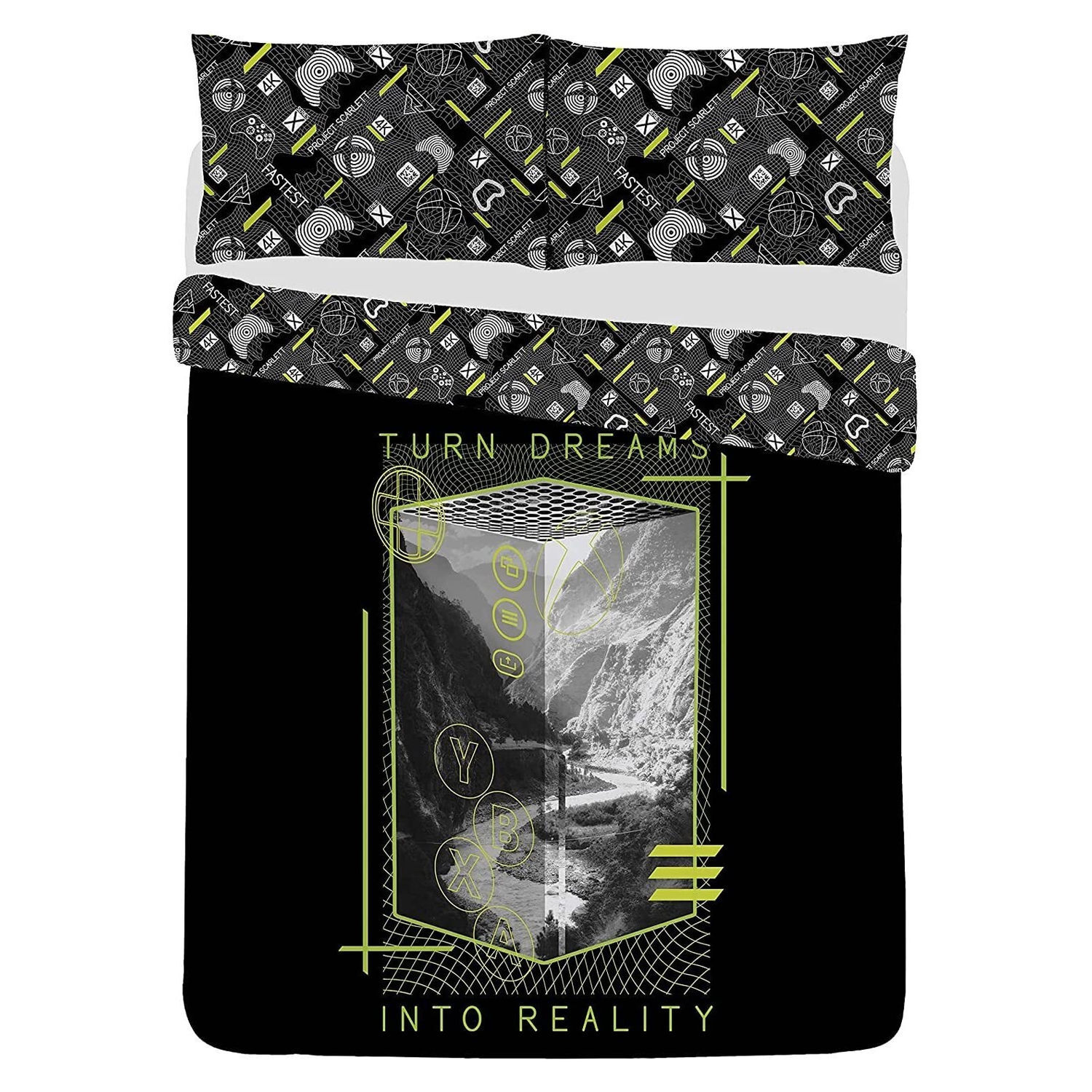 Xbox Reality Reversible Duvet Set - Multicoloured