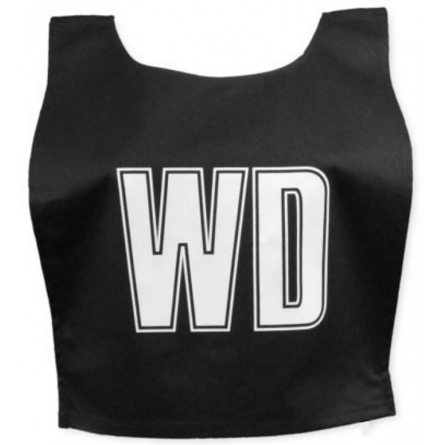 Carta Sport Unisex Adult Lettered Netball Training Bib (Pack Of 7) - Black/White