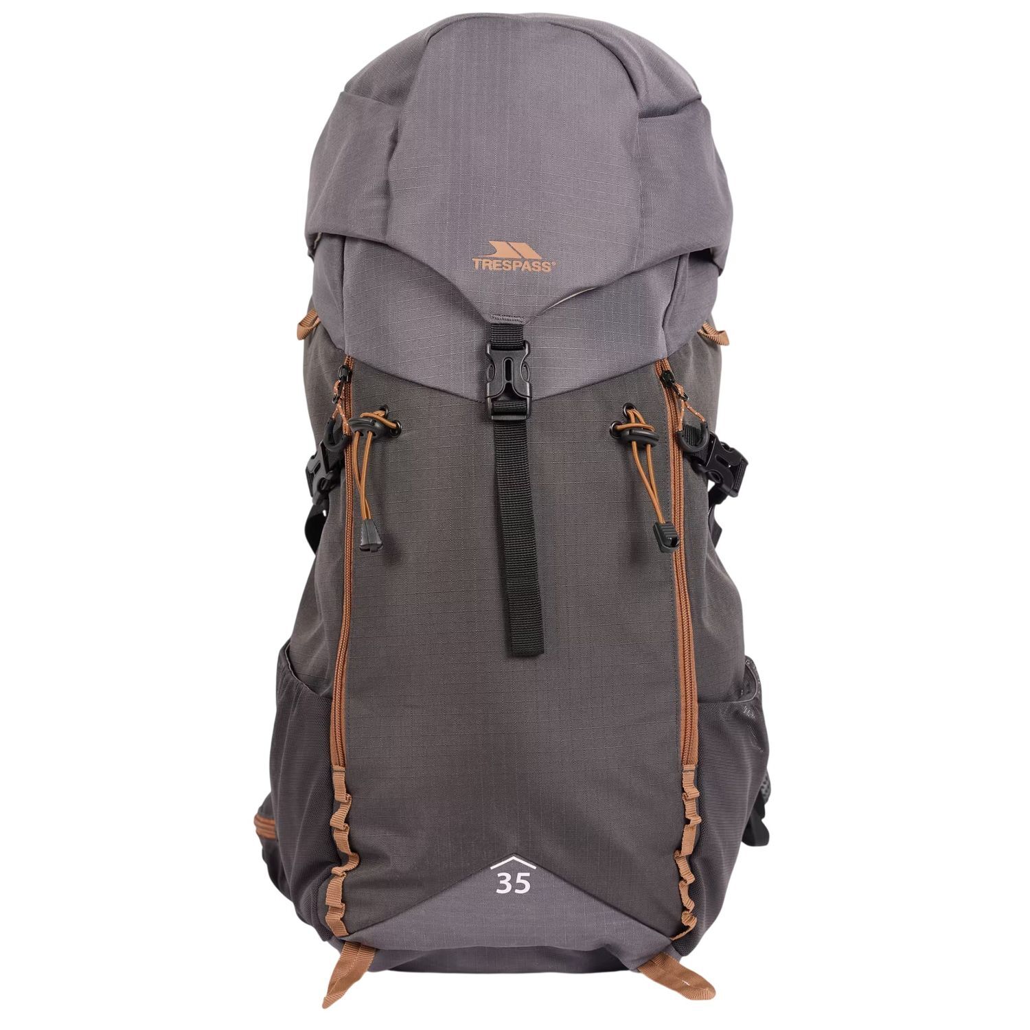 Trespass Pass 35L Hiking Backpack - Dark Grey