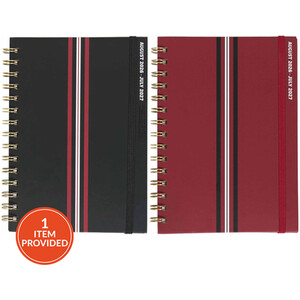 2027 Red and Black Stripe Diary