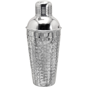 Buckingham Cocktail Shaker 500 ml, hammered stainless steel