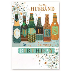 Simon Elvin Isabel Garden Husband Birthday Card (Pack of 6)