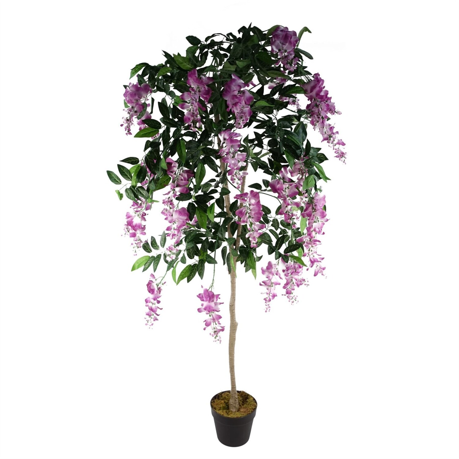 150cm Artificial Tree Wired Stems Potted - Pink