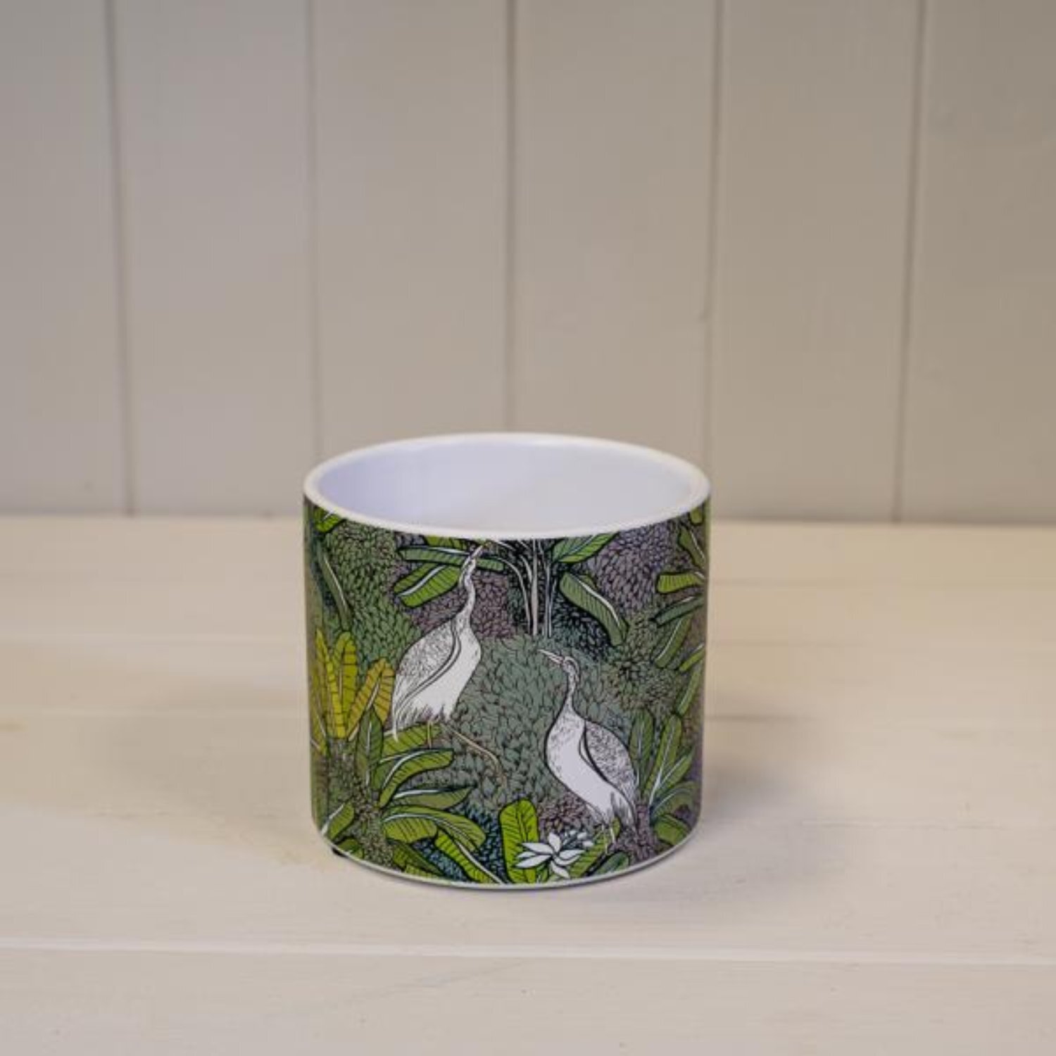 - Classic Green Stork Pot Plant Pot - Image 3