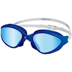 Ozean Swim Goggles Navy White/Light Blue