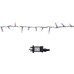 37.5m 1500 LED TreeBrights Christmas String Lights with Timer in Rainbow on Clear Cable