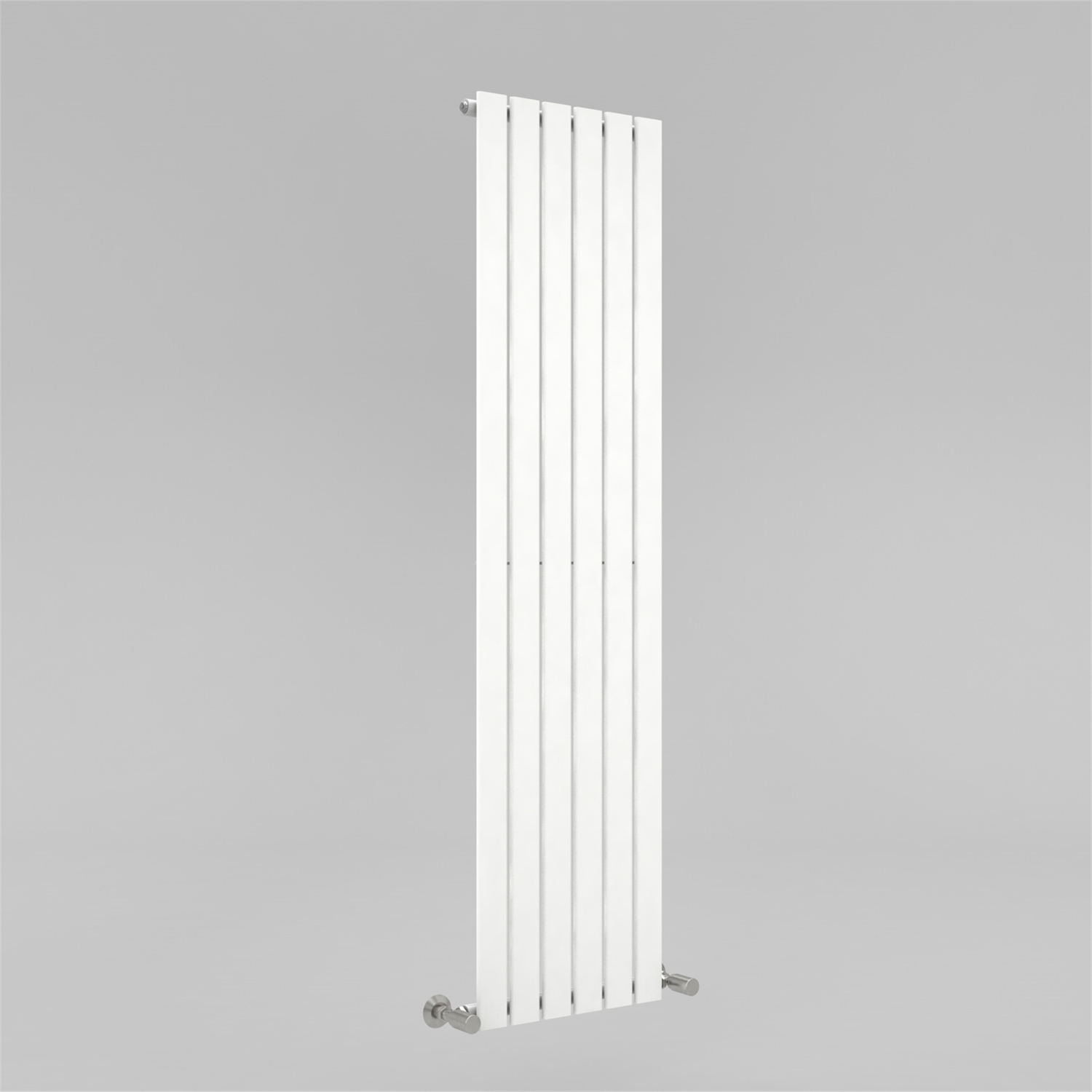 Mcc Direct Single Flat Panel Vertical Column Radiator 1800X408 Mm White