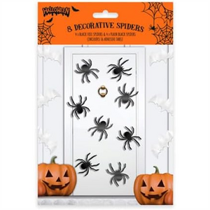 Packof8HalloweenDecorativeSpiders