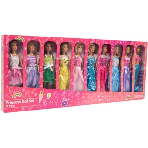 Set of 10 Princess Dolls shot 17703364