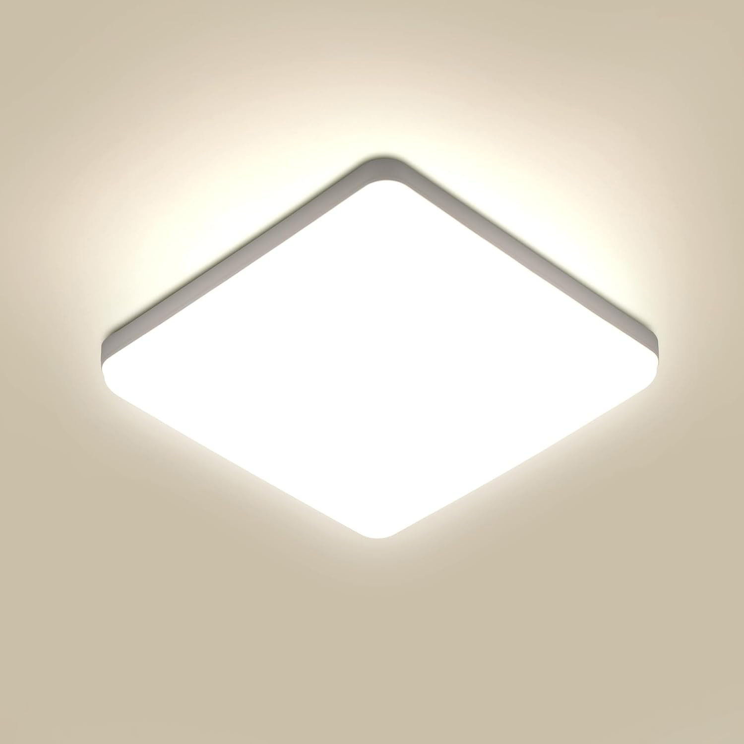 The Bath Plus Tb+ Ceiling Light White Square - White / 1Kg / 39W