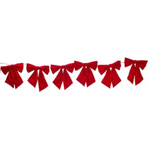 Velvet Bow Garland