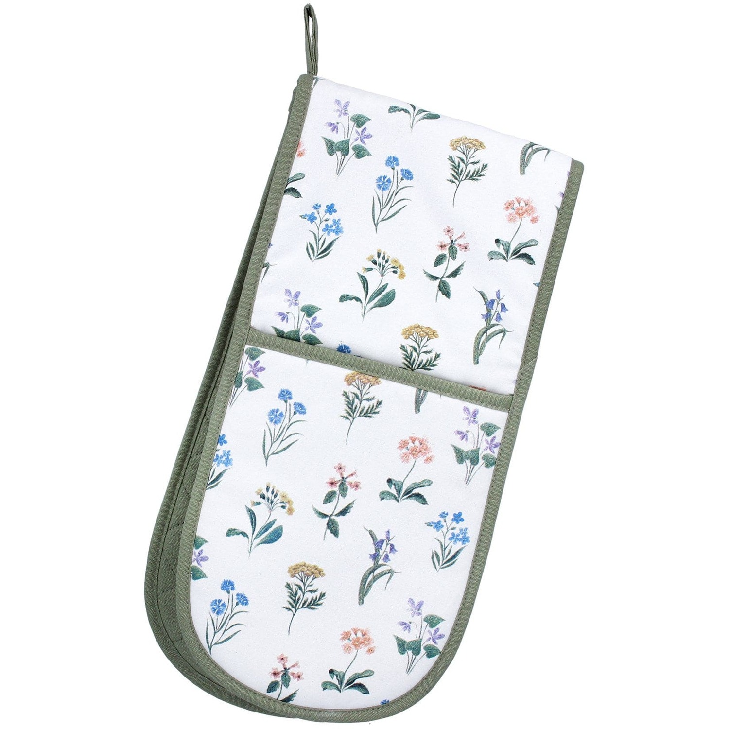 Image of Wild Flower Design Oven Glove -&hellip;