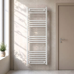 Balterley Straight Towel Radiator - 500 x 1200mm - Matt White