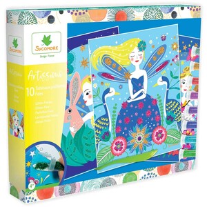 SYCOMORE Artissimo Children's Glitter Boards Fairy's - CREA012