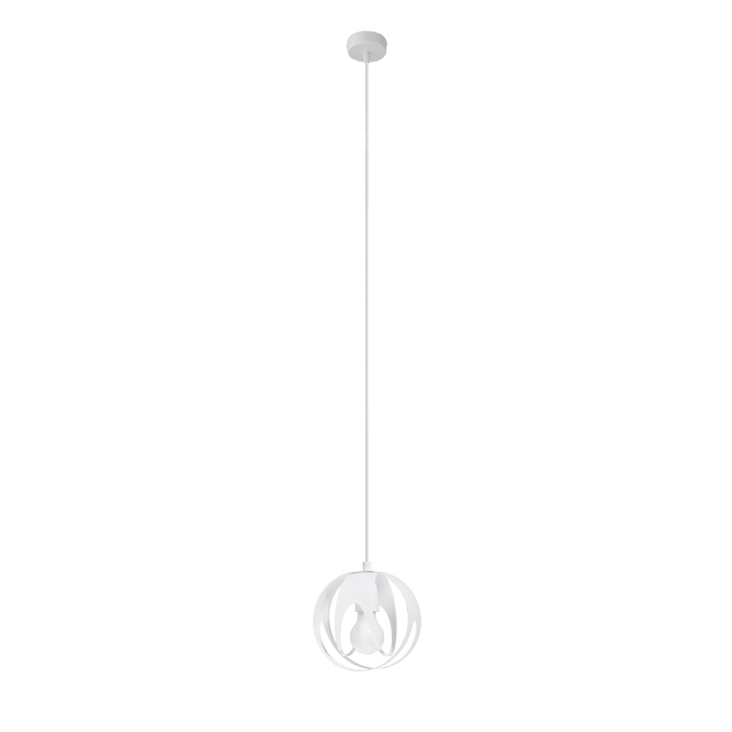 B&Q -  Luminosa Tulos Spherical Pendant Ceiling LightWhite1X E27 - Image 3