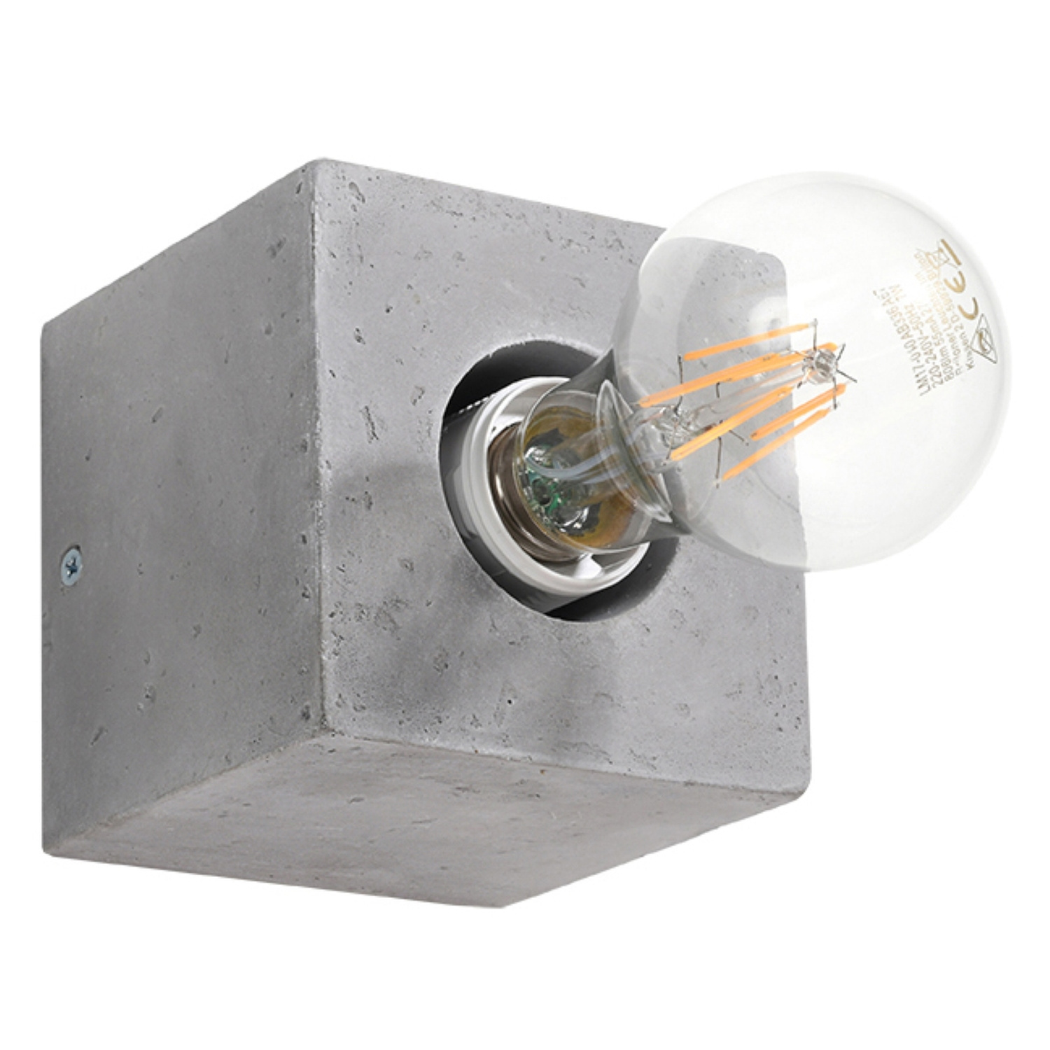 Sollux Lighting Wall Lamp Ariz Concrete - Gray