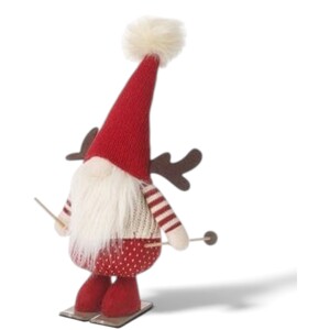 Skiing Santa Gonk Christmas Decoration