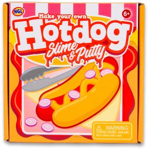Hot Dog Slime & Putty  DIY Creative Sensory Play Dough Kit
