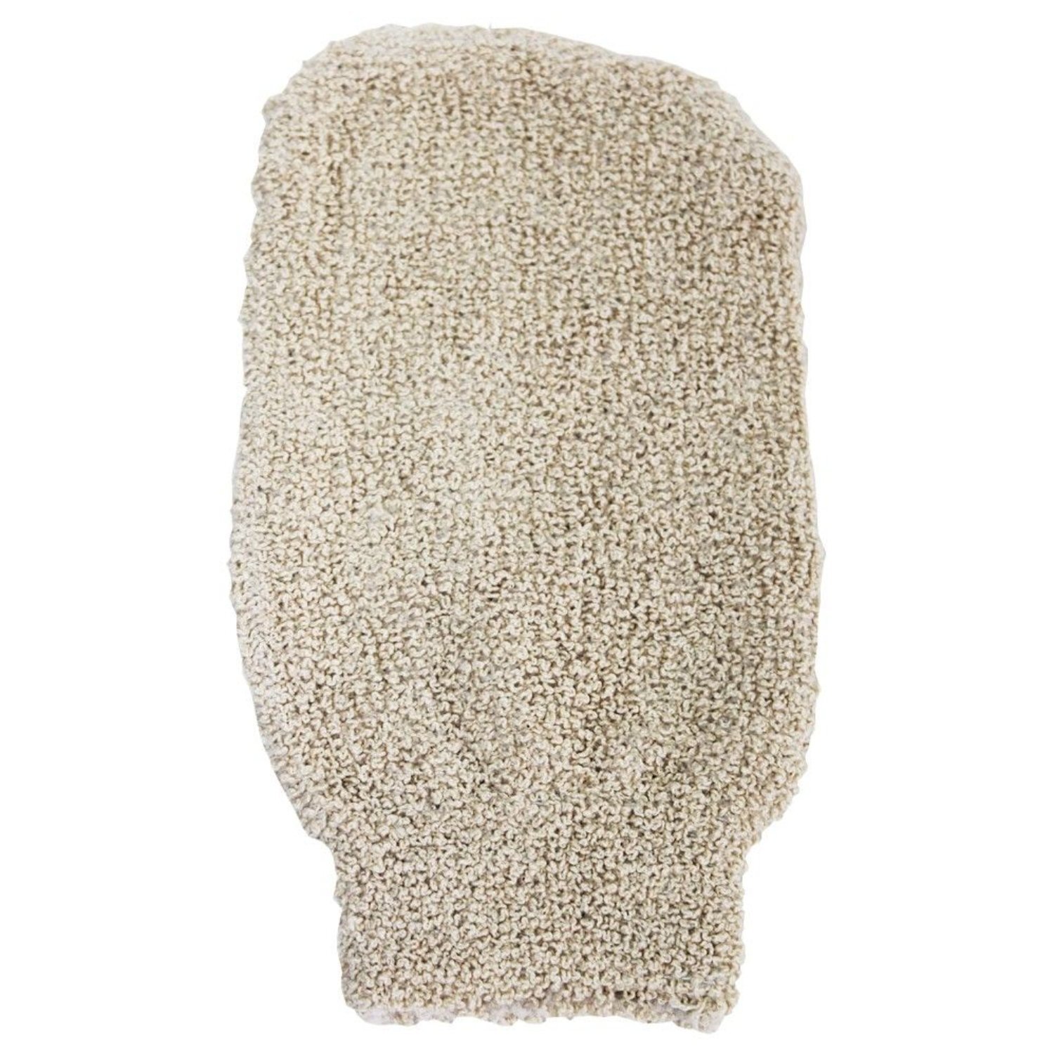 Kdmd Unisex Cream Snug Jute Mix Mitt & Sponges Friendly Bath Exfoliators In - Image 7