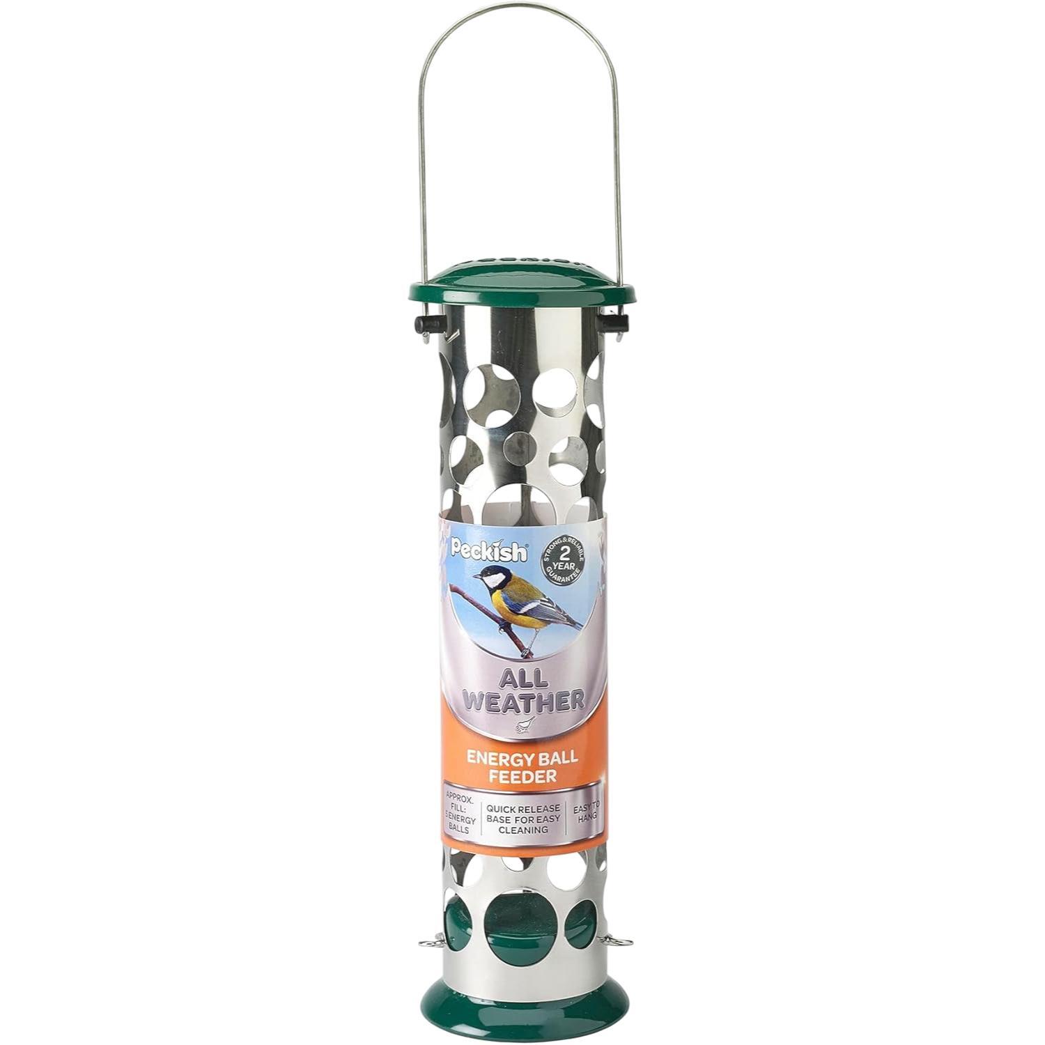 Peckish Energy Ball Feeder A - Silver