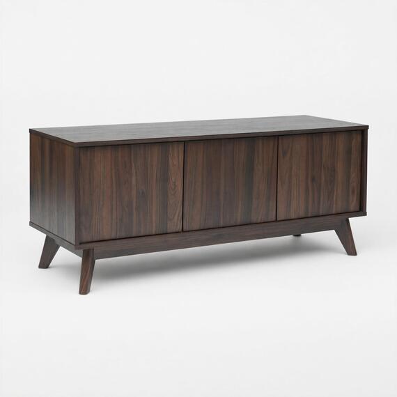 Vienne Wood Effect 3 Door Storage TV Stand