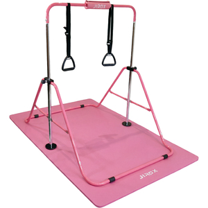 Jirox Pink Gymnastics Horizontal Bar & Mat  63.5kg Capacity