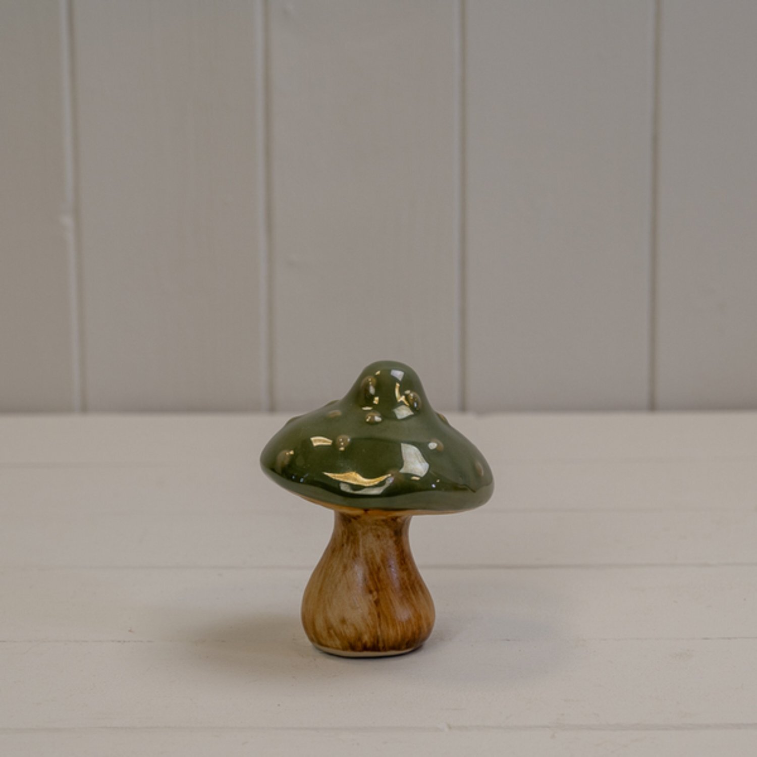 Kdmd Unisex Dark Green Ceramic Mushroom Decoration - Image 2