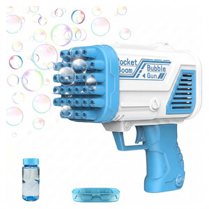 Dragodirect 32-Hole Electric Bubble Gun Machine for Kids