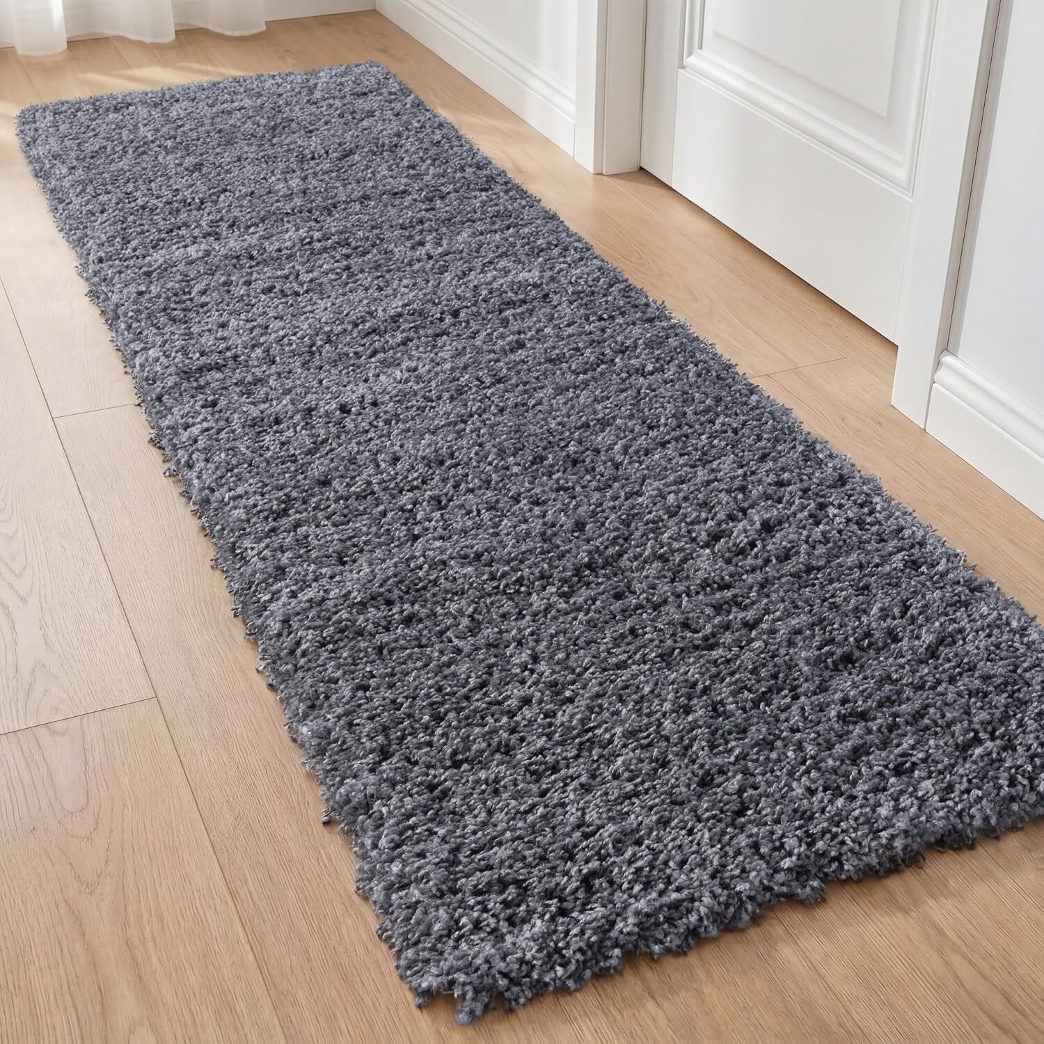 Ruglenza Galaxy Shaggy Rug - Dark Grey / 150Cm